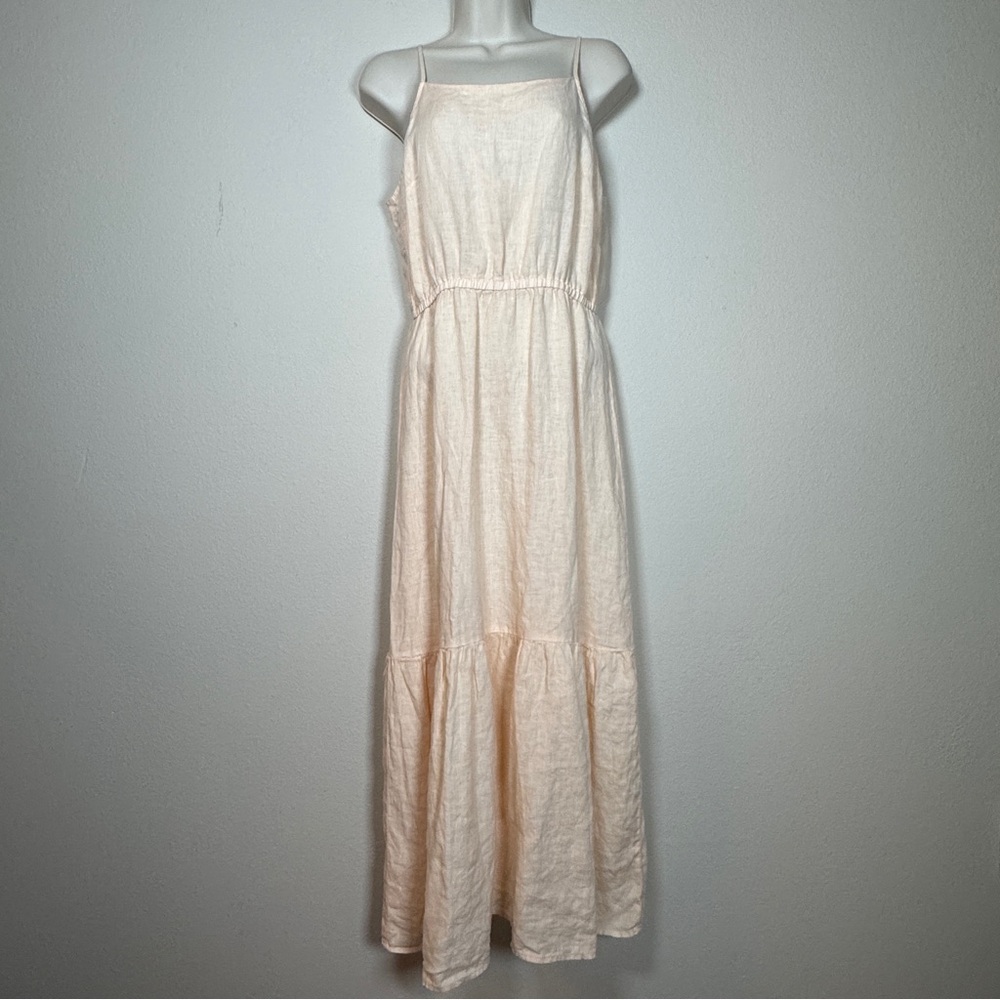 Cloth & Stone Peach Tiered Maxi Dress Size XS
